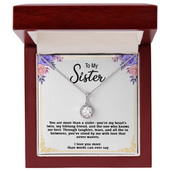 Eternal Love Necklace Gift for Sister